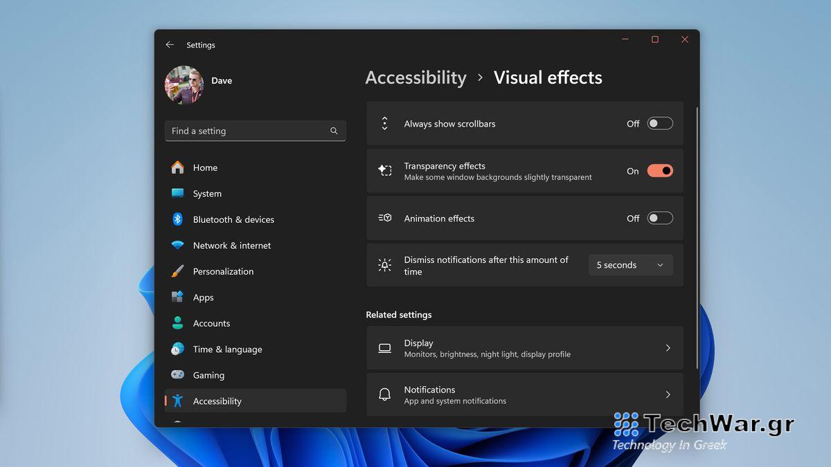 Boost Windows 11 performance by disabling visual effects