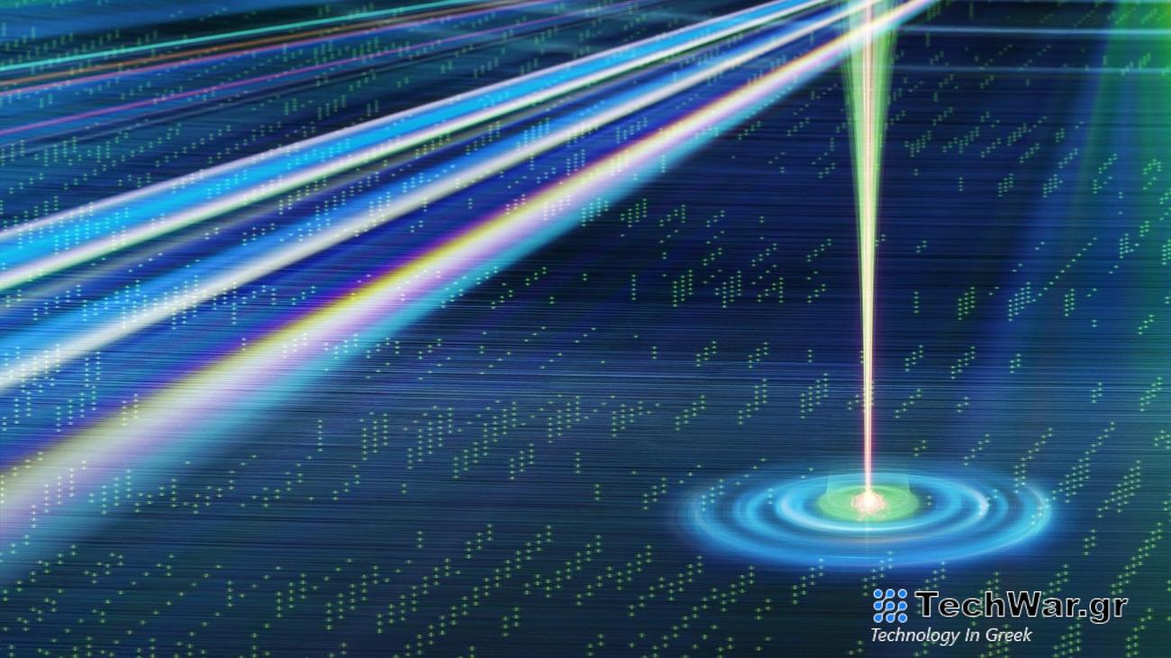 Close up of laser etching optical disk