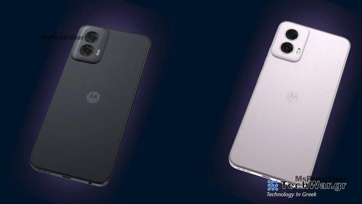 Outer Space and Orchid Tind: Διαρροή χρωμάτων των επισήμων του Moto G Power 5G (2024)