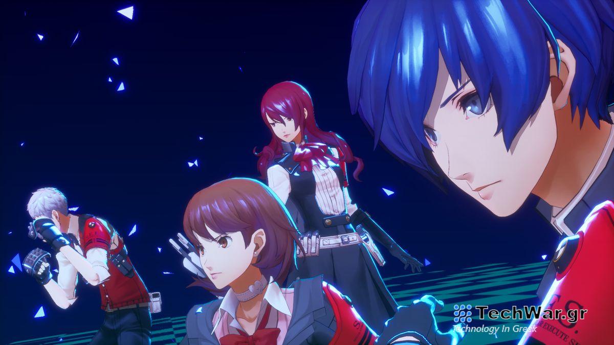 The characters in Persona 3 Reload performing an all-out attack