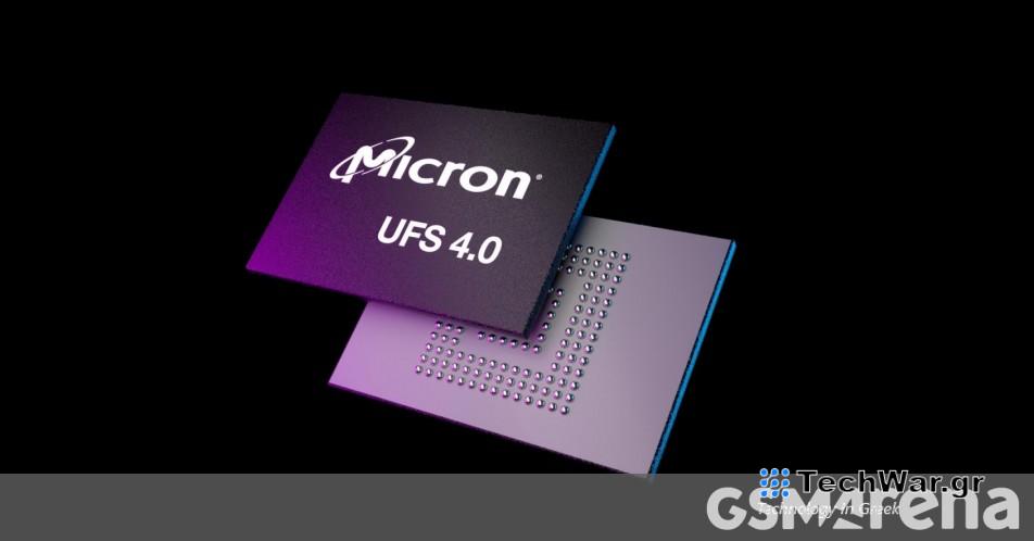 Η Micron κυκλοφορεί το μικρότερο τσιπ αποθήκευσης UFS 4.0 για smartphone
