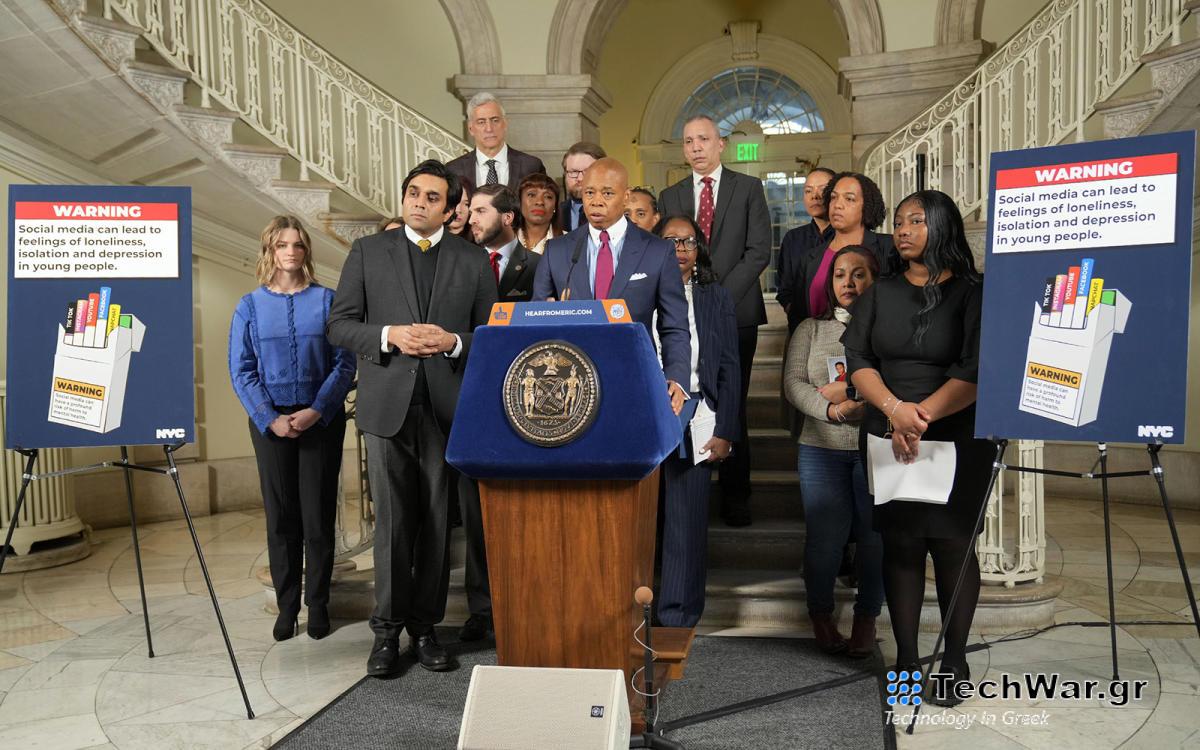 Η πόλη της Νέας Υόρκης μηνύει εταιρείες κοινωνικής δικτύωσης για φερόμενη βλάβη στην ψυχική υγεία των παιδιών
