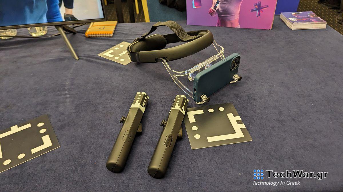 zapbox mixed reality headset at pepcom at mwc 2024