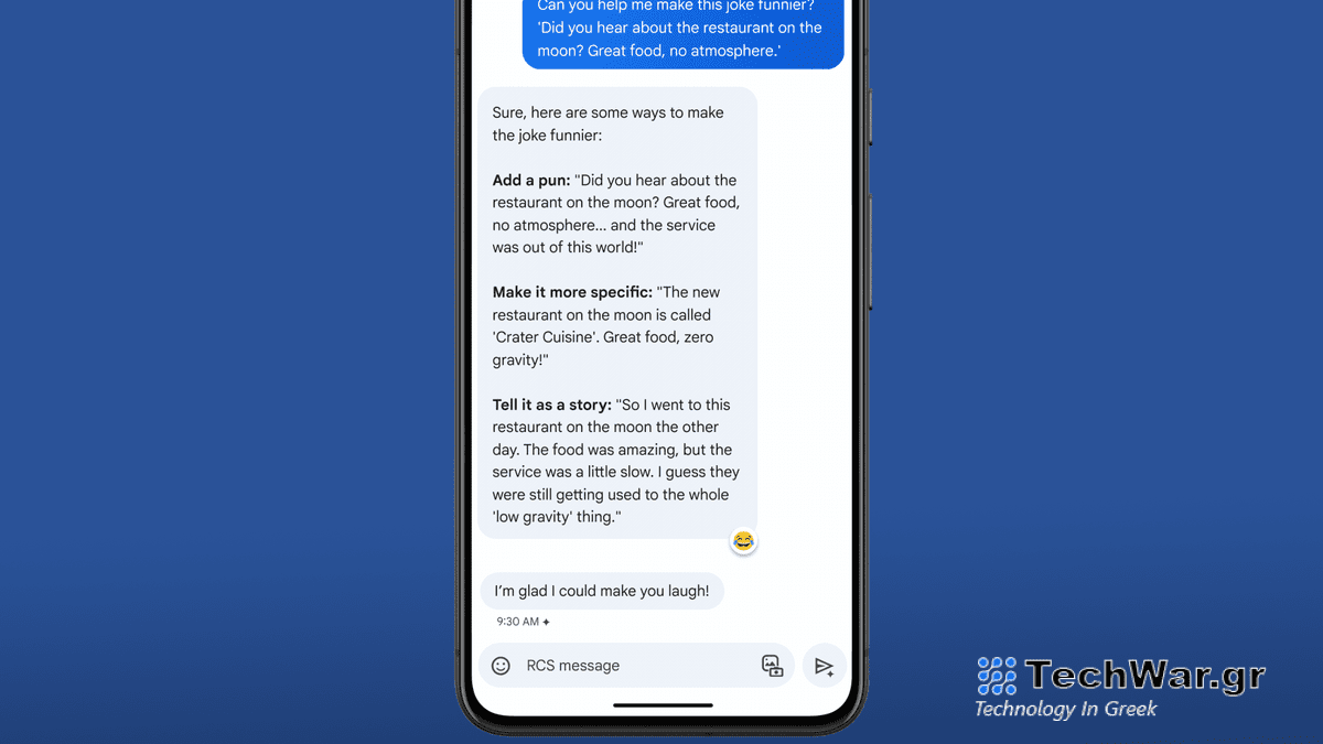 Τώρα μπορείτε να στείλετε μηνύματα στο Google Gemini από οποιοδήποτε τηλέφωνο Android