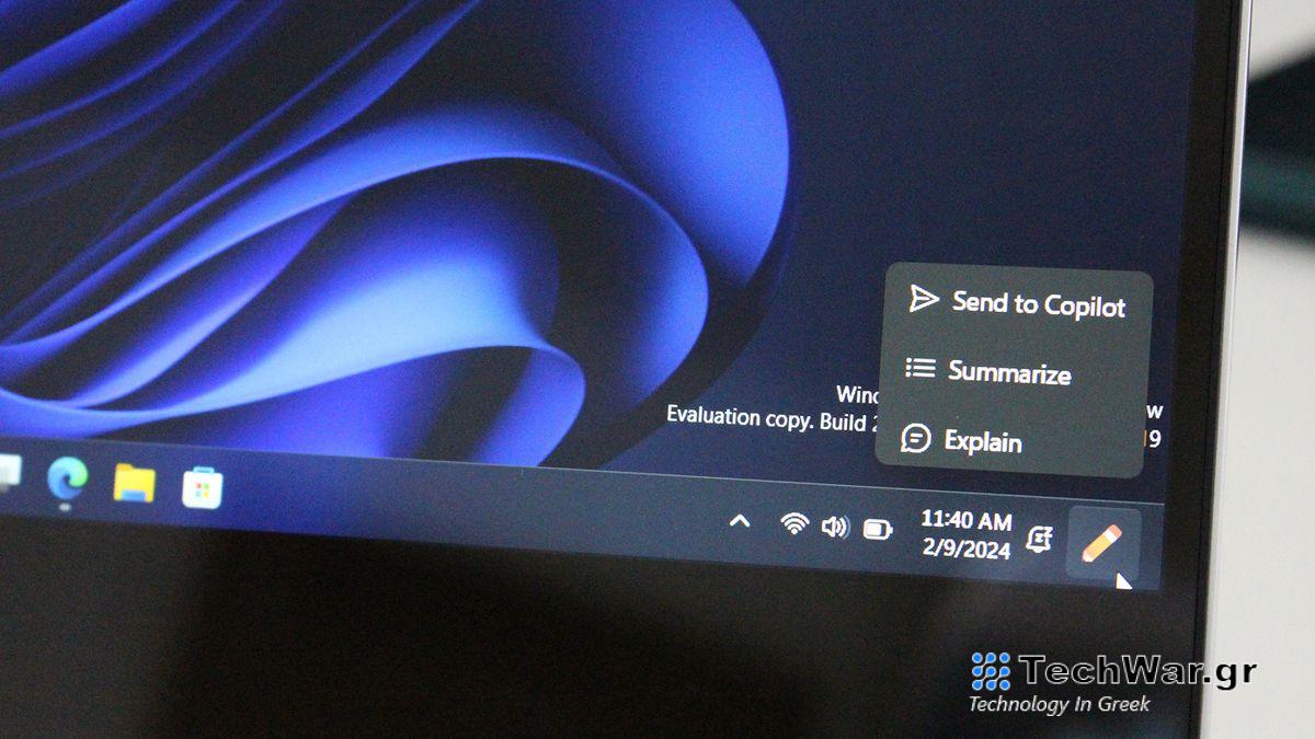 Δείτε αυτά τα νέα κινούμενα σχέδια Copilot στην πιο πρόσφατη έκδοση προεπισκόπησης των Windows 11 (βίντεο)