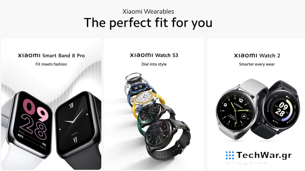 Η Xiaomi παρουσιάζει τρία νέα wearable, συμπεριλαμβανομένου του Smart Band 8 Pro
