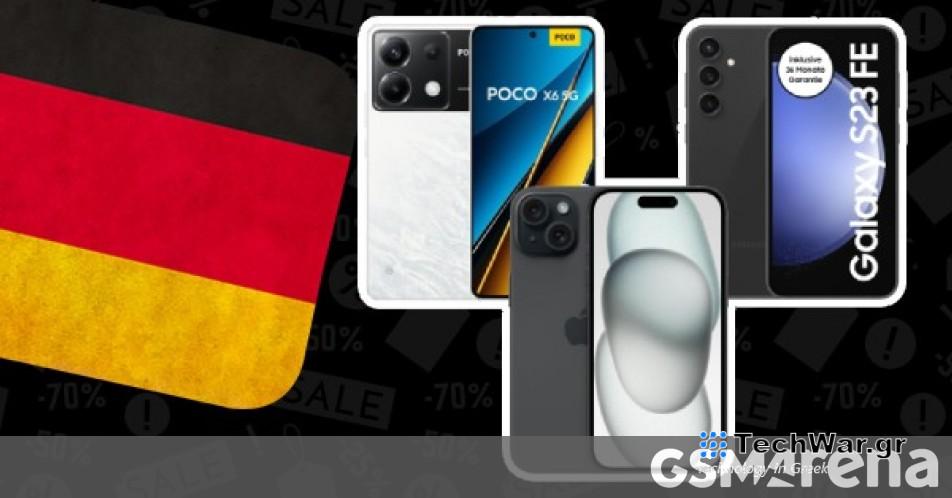 Δείτε αυτές τις προσφορές για τα Poco X6 και M6 Pro, Galaxy S23 FE και iPhone 15