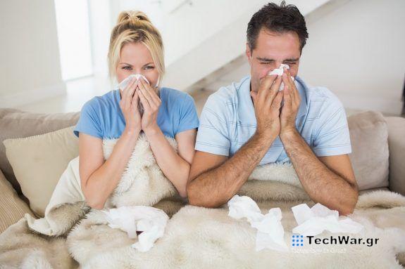Πώς αντιμετωπίζουμε τα συμπτώματα της γρίπης και του κρυολογήματος