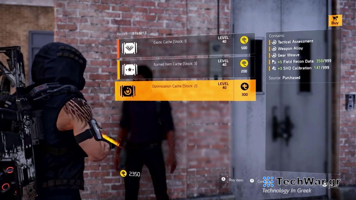 The Textiles Vendor in The Division 2