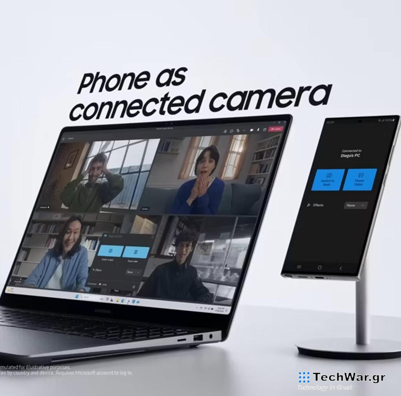 Σύντομα το Galaxy κινητό σου θα γίνει μια φανταστική web κάμερα για το PC