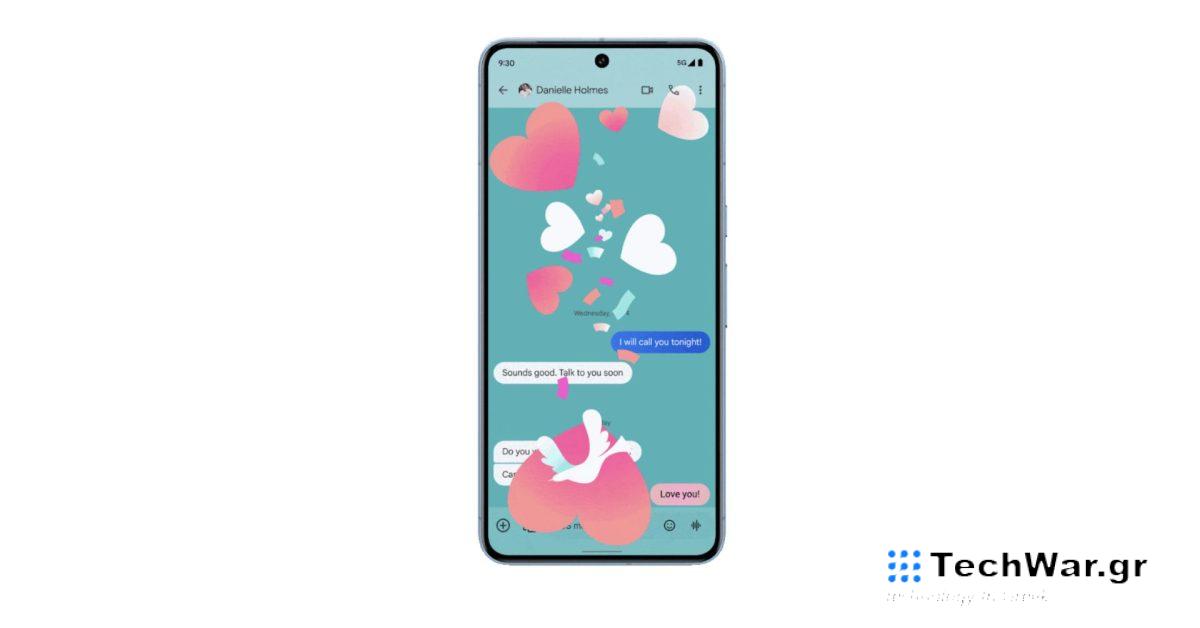 Τα εφέ οθόνης του Google Messages κυκλοφορούν σιγά σιγά