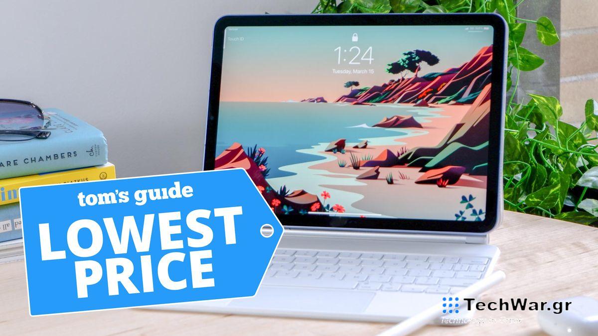 iPad Air shown with keyboard on a table