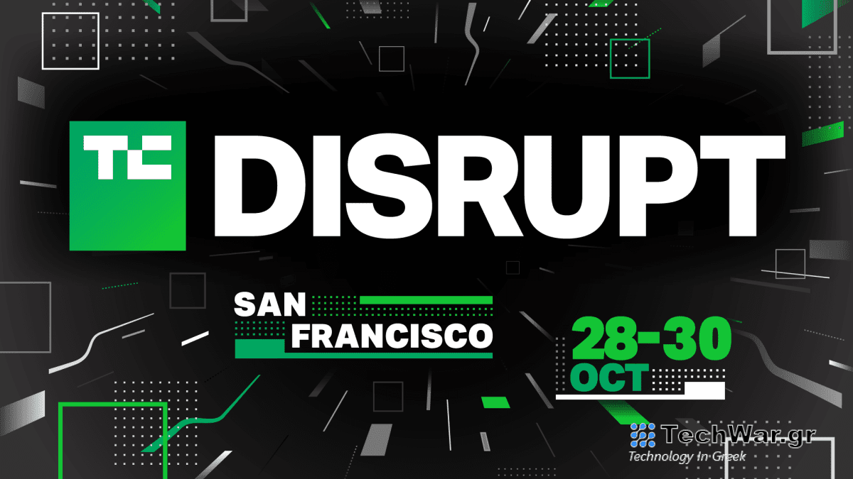  Το Disrupt επιστρέφει!  2-για-1 πάσες τώρα σε προσφορά
