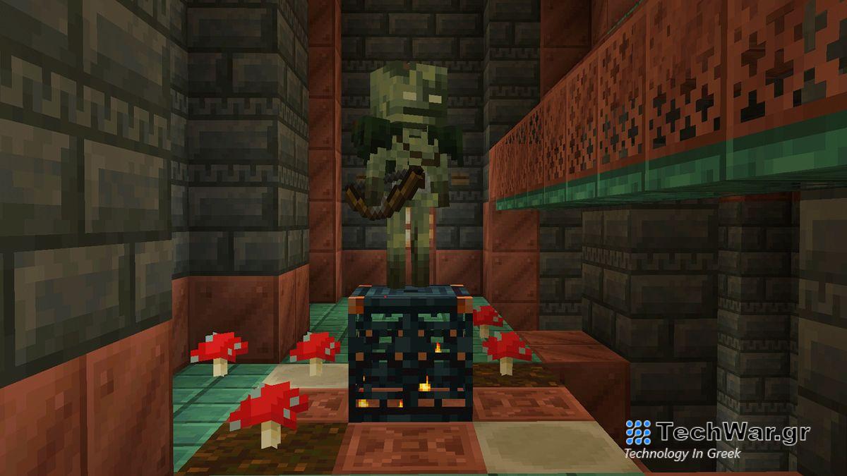 Image of the new Bogged hostile mob in Minecraft.