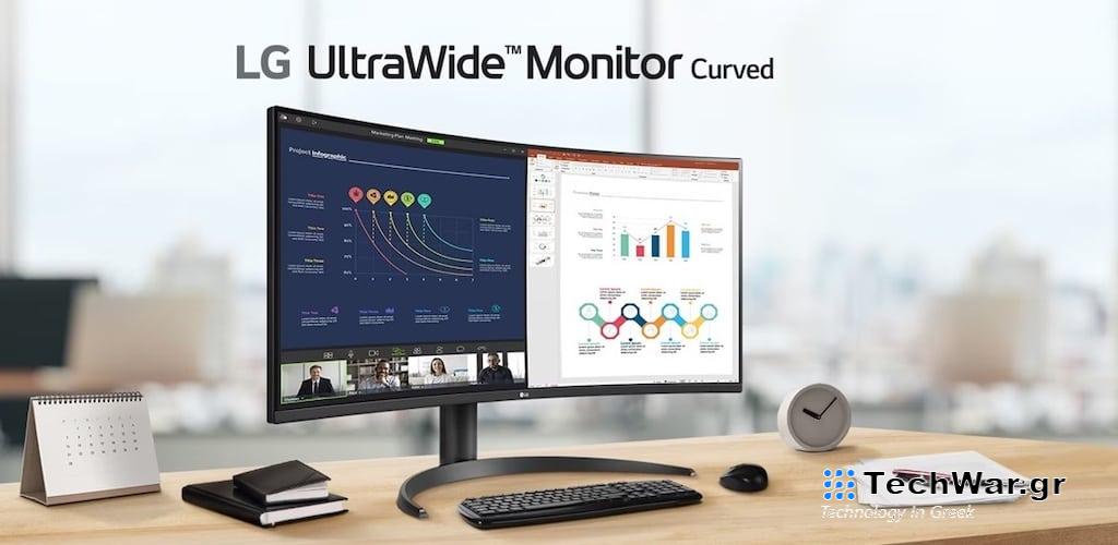 Νέα LG Ultrawide Curved οθόνη για απόλυτη εμπειρία multitasking