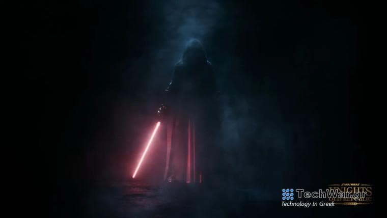 This is a promotional image from Star Wars Knights of the Old Republic Remake