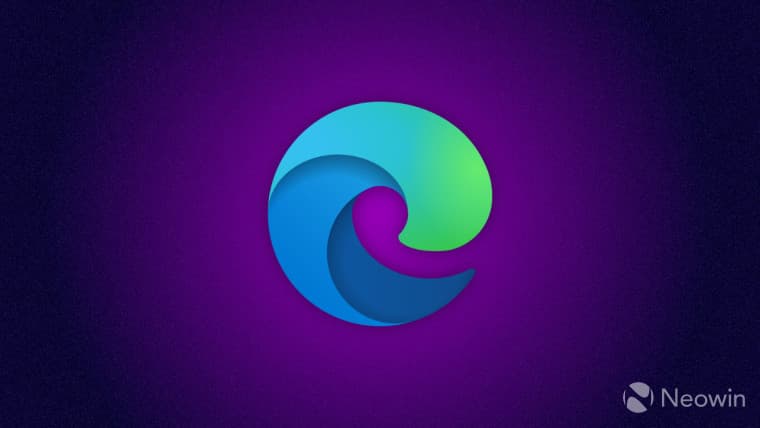 Λογότυπο Microsoft Edge με φόντο κλίσης