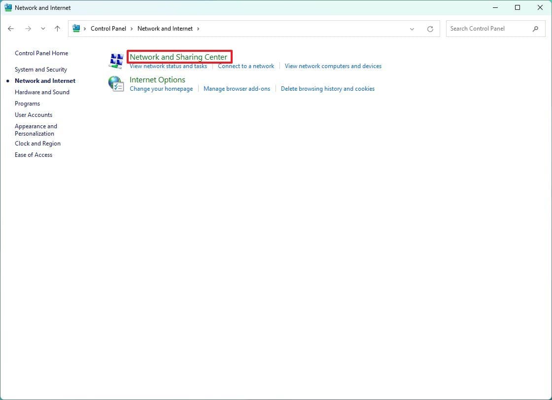 Κέντρο δικτύου και κοινής χρήσης