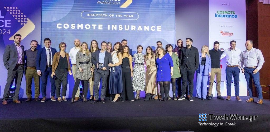 COSMOTE Insurance: Insurtech of the Year και έντεκα βραβεία στα Digital Finance Awards 2024