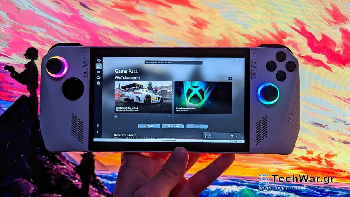 Image of the ASUS ROG Ally.