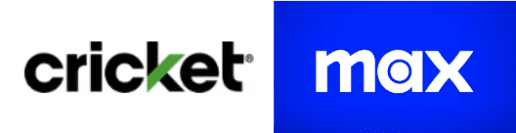 Το λογότυπο του κρίκετ και το λογότυπο Max δίπλα-δίπλα