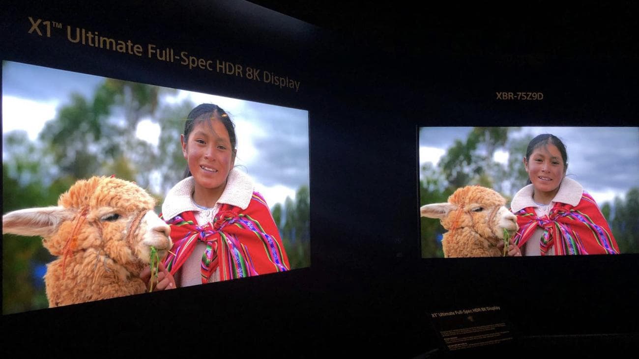 Το πρωτότυπο X1 Ultimate του 2018 ήταν μια οθόνη LCD 8K με σύστημα οπίσθιου φωτισμού ικανό για μέγιστη φωτεινότητα 10.000 nits.