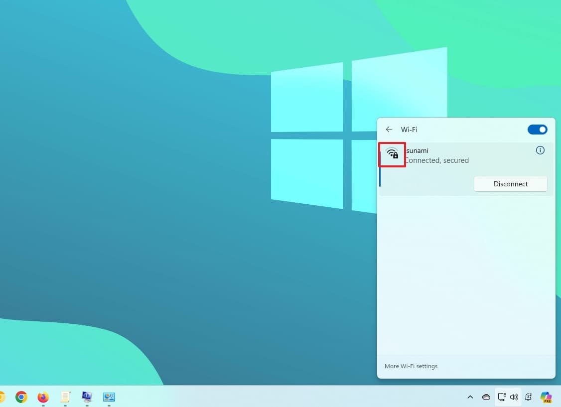Οι Γρήγορες ρυθμίσεις ελέγχουν την ισχύ του ασύρματου σήματος