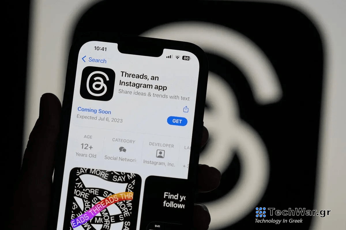 Τριπλάσια νούμερα λήψεων για την εφαρμογή Threads στο iOS έναντι του Χ