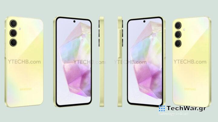 Samsung Galaxy A35 Awesome Lemon Design Leak