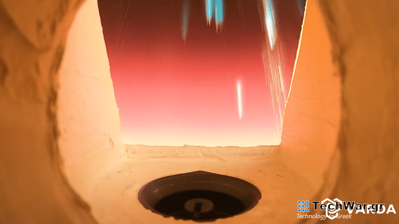 Varda W-1 capsule reentry video screenshot
