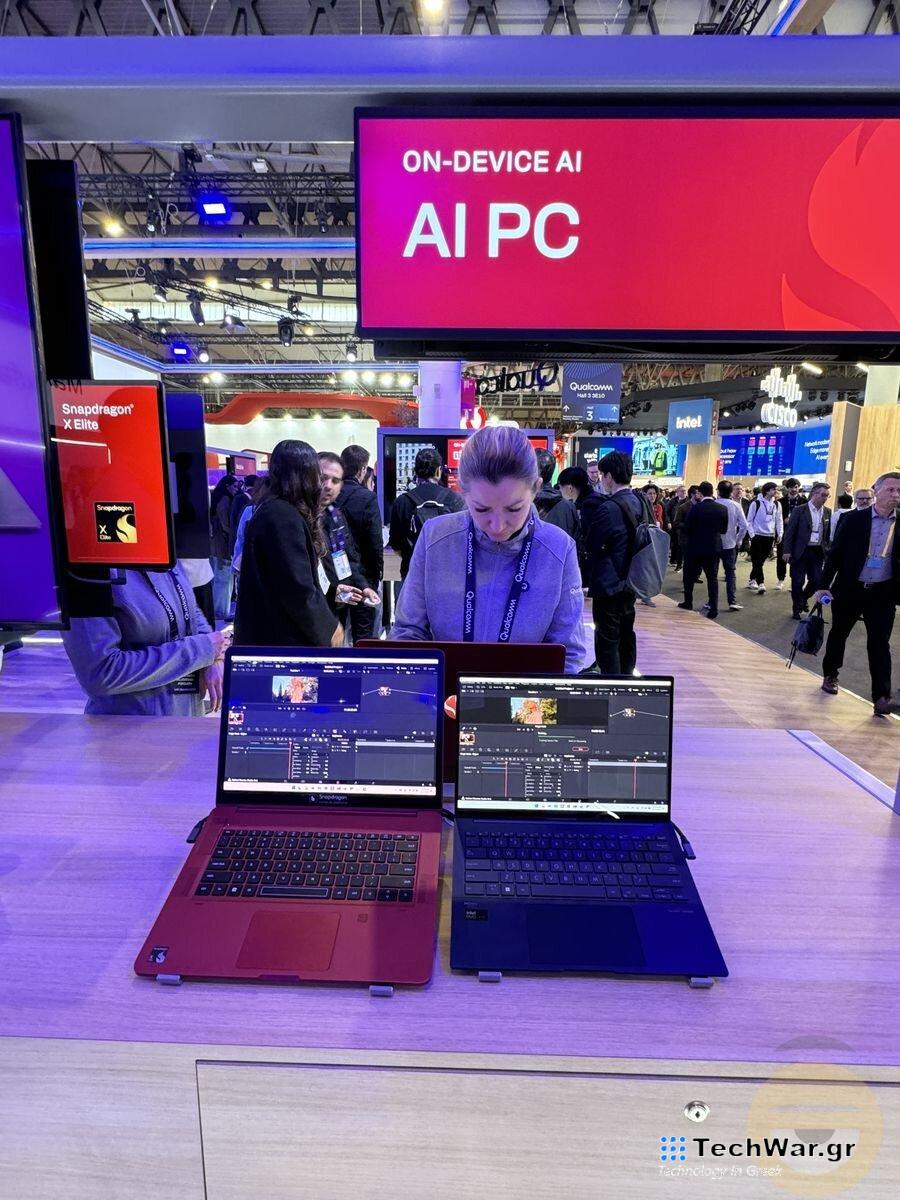 Δεκαπλάσια απόδοση έχει ένα notebook με Snapdragon X Elite σε εφαρμογές AI σε σύγκριση με ένα με Intel Core Ultra