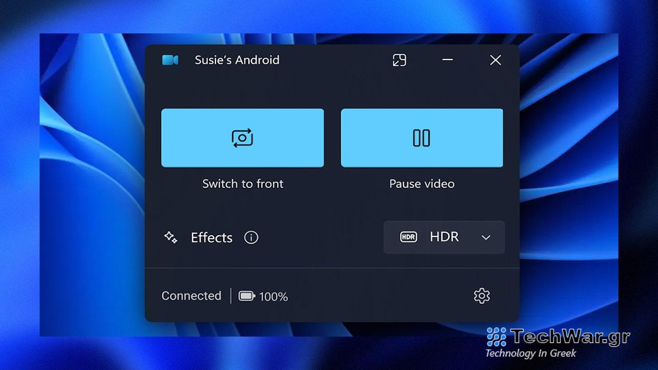 Android Windows, Windows 11: Τo Android smartphone σας γίνεται επίσημη web κάμερα του PC