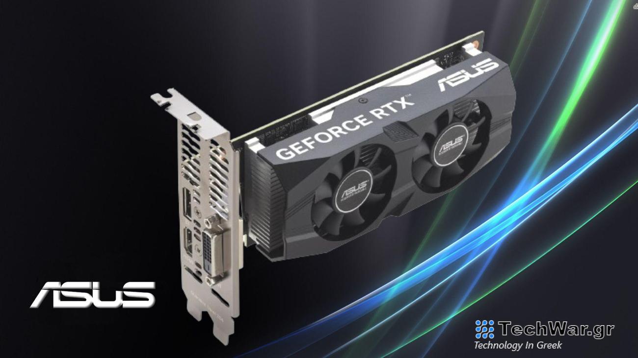 ASUS Unveils Low Profile GeForce RTX 3050 6GB, Features 70W TDP & Dual-Fan Compact Design 1