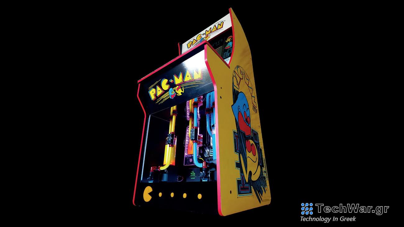 Αυτός ο υπολογιστής παιχνιδιών διπλασιάζεται και ως ντουλάπι arcade Pac-Man