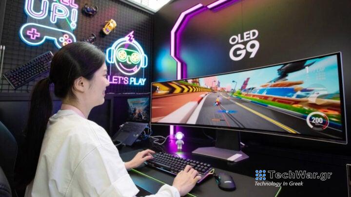 Samsung Store Gangnam Gaming Zone Odyssey OLED G9
