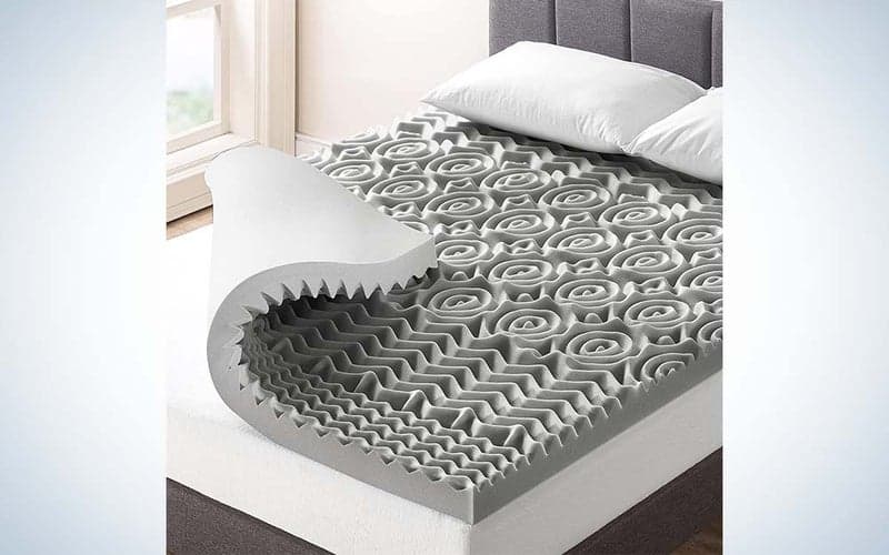 The Best Price 5-Zone is the best memory foam topper that's zoned.